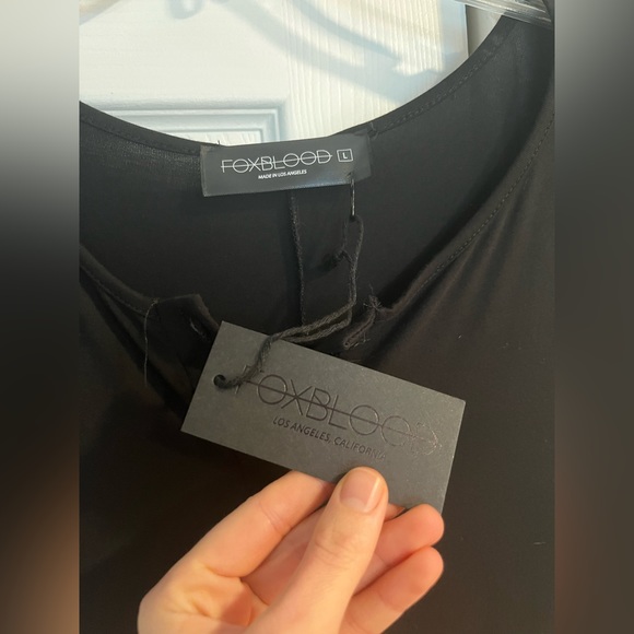 NWT Foxblood Fiona Henley Dress with Thumbholes - Large - Picture 11 of 13